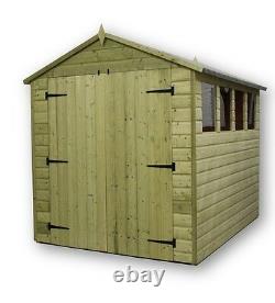 Empire 9800 Premier Apex Garden Shed 8x10 SHIPLAP T&G PRESSURE TREATED WITH 4 WI