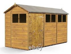 Empire Apex Garden Shed Shiplap Tongue & Groove 6X12 With Windows