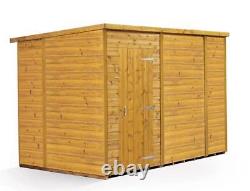 Empire Pent Garden Shed Wooden Shiplap Tongue & Groove 10X6 10ft x 6ft