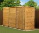 Empire Pent Garden Shed Wooden Shiplap Tongue & Groove 12X4 12ft x 4ft