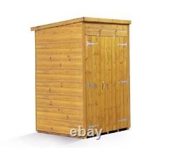 Empire Pent Garden Shed Wooden Shiplap Tongue & Groove 4X4 4ft x 4ft Double Door