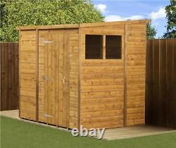 Empire Pent Garden Shed Wooden Shiplap Tongue & Groove 6X6 6ft x 6ft Windows