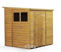 Empire Pent Garden Shed Wooden Shiplap Tongue & Groove 6X6 6ft x 6ft Windows