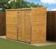 Empire Pent Garden Shed Wooden Shiplap Tongue & Groove 8X4 8ft x 4ft Double Door