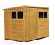 Empire Pent Garden Shed Wooden Shiplap Tongue & Groove 8X6 8ft x 6ft Double Door