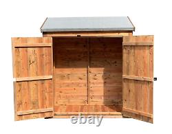 Empire Pent Garden Tidy Shed 4X2 SHIPLAP PENT ROOF TANALISED PRESSURE TREATED