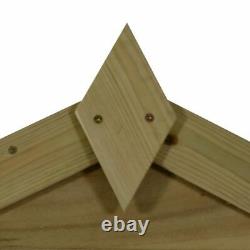 FOREST 6x4 PRESSURE TREATED GARDEN STORE WOOD TIMBER TOOL SHED STORAGE SIDE DOOR