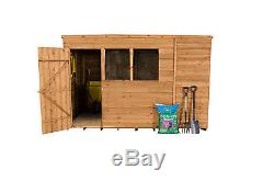 Forest 10x6 Dip Treated Pent Garden Workshop Shed Outdoor Storage 10FT 6FT New