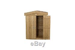 Forest 3'3x1'6 Pressure Treated Sheds Overlap Pent Apex Garden Store Storage