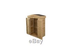 Forest 3'3x1'6 Pressure Treated Sheds Overlap Pent Apex Garden Store Storage