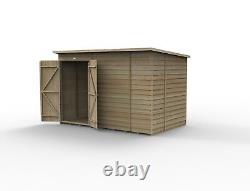 Forest 4LIFE 10x6 Shed Pent No Window Double Door Wood Garden Shed Free Delivery