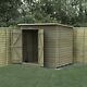Forest 4LIFE 7x5 Shed Pent No Windows Double Door Wood Garden Shed Free Delivery