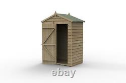 Forest 4Life 5x3 Apex Shed Single Door No Window 25yr Guarantee Free Delivery