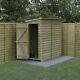 Forest 4Life 6x3 Pent Shed Single Door No Window Garden Storage Free Delivery