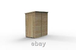 Forest 4Life 6x3 Pent Shed Single Door No Window Garden Storage Free Delivery