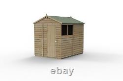 Forest 4Life 6x8 Apex Shed Single Door 2 Window Garden Storage Free Delivery
