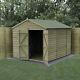 Forest 4Life 8x10 Apex Shed Double Door No Window Garden Storage Free Delivery