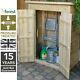 Forest 4'3x3'5 Pressure Treated Sheds Overlap Pent Roof Garden Store Storage