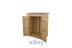 Forest 4x2 Pressure Treated Sheds Shiplap Pent Roof Garden Store Storage 4ft 2ft