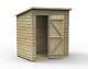 Forest 6x4 4Life Overlap Pent Shed, No Window 25yr Guarantee Free Delivery