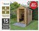 Forest 6x4 Pressure Treated Timber Apex Garden Tool Shed Storage Sheds 6FT 4FT