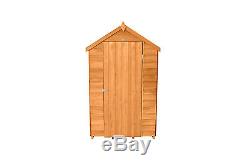 Forest 6x4 Wooden Dip Treated Apex Garden Tool Store Shed Patio Storage NEW