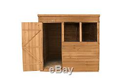 Forest 7x5 Dip Treated Pent Shed Ourdoor Patio Garden Tool Storage 7FT 5FT NEW