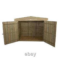 Forest Apex Outdoor Store 4.9x6.5ft Pressure Treated Storage Shed