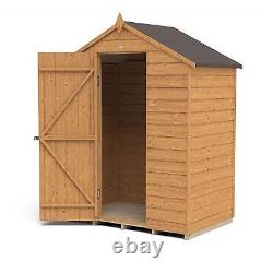 Forest Apex Overlap Dip Treated 5x3 Wooden Garden Shed No Window