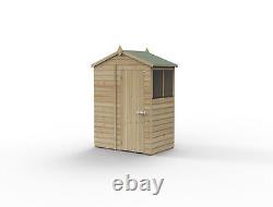 Forest Beckwood 5x3 Apex Shed 2 Windows Wooden Outdoor Storage Free Delivery