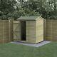 Forest Beckwood 6x4 Shed Wooden Reverse Apex Wooden Garden Shed No Win Free Del