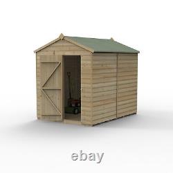 Forest Beckwood 6x8 Apex Wooden Garden Shed No Windows