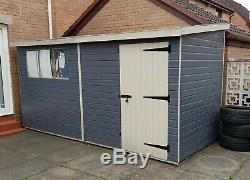 Forest Craft garden wooden shed 14x6 £1045 New