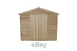 Forest Garden Pressure Treated 12x8 Wooden Forest Timber Workshop Shed 12FT 8FT