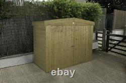 Forest Shiplap Apex Large Wooden Outdoor Garden Tool Store Pressure Treated