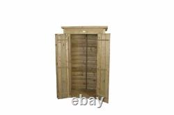 Forest Shiplap Pent Tall Wooden Garden Patio Tool Store Pressure Treated