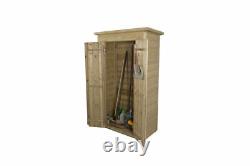 Forest Shiplap Pent Tall Wooden Garden Patio Tool Store Pressure Treated