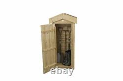 Forest Shiplap Small Apex Wooden Garden Tool Store Outdoor Patio Storage