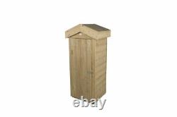 Forest Shiplap Small Apex Wooden Garden Tool Store Outdoor Patio Storage