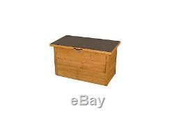 Forest Small Timber Wooden Overlap Garden Storage Box Patio Tool Shed Store
