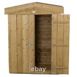 Forest Wooden Pressure Treated Apex Garden Toolshed Unit Assembly Available