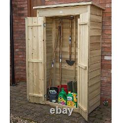 Forest Wooden Pressure Treated Pent Tall Storage Shed Assembly Available
