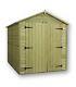 Garden Shed 6x12 Shiplap Apex Tanalised Pressure Treated With Double Door