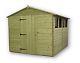 Garden Shed 8x10 Shiplap Apex Roof Tanalised Pressure Treated With Window