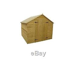 GARDEN SHED PRESSURE TREATED TANALISED APEX TONGUE & GROOVE 8X8 10X8 12X8