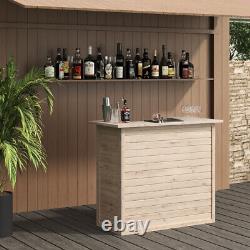 Garden Bar Shed Pressure Treated Quality Wooden Outdoor Party Coffee Drinks Hut