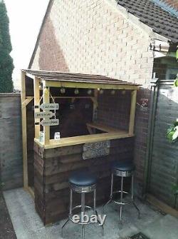 Garden Bar Tiki Bar Man cave Shed Bar Wooden bar