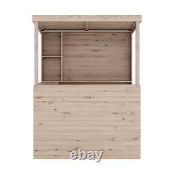 Garden Bar Wooden Outdoor Pub Storage Shed Man Cave Counter Home Wedding Party