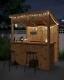 Garden Bar Wooden Pressure Treated Outdoor patio Wood party Shed (limited Stock)