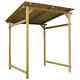 Garden Canopy Outdoor Gazebo Wooden Sunshelter Patio Pavilion Storage House Shed